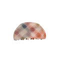 Plaid Acrylic Hair Claw - DippedShop Wholesale - #6947