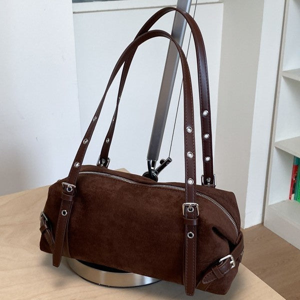 Fashion Suede Large Capacity Shoulder Bag 6W10BBG1855