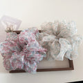 Vintage Sheer Organza Flower Fairy Scrunchies MK2BW6W6HSR85