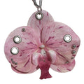 Realistic Phalaenopsis Orchid Keychain Bag Charm 6W10BBC366