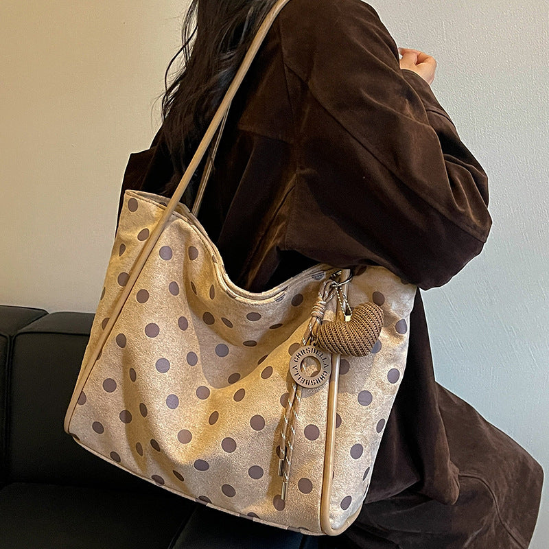 Large Polka Dot Tote Bag - DippedShop Wholesale - #0403