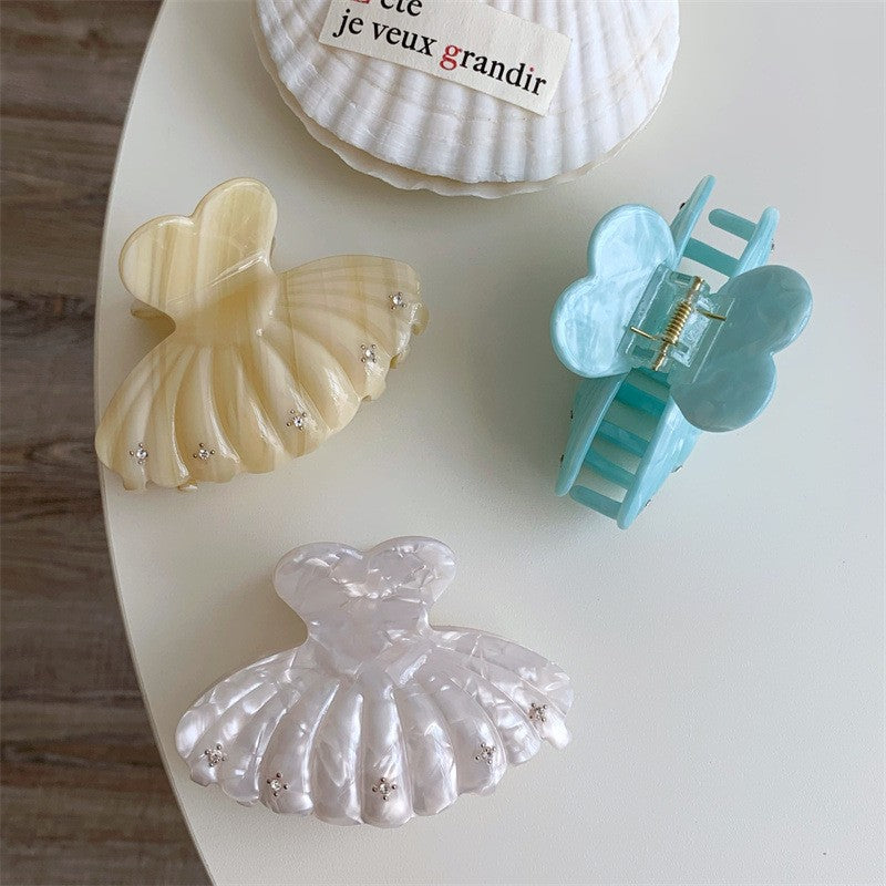 Fashion 3D Shell Medium Acetate Hair Claw 8AS6HCP272L