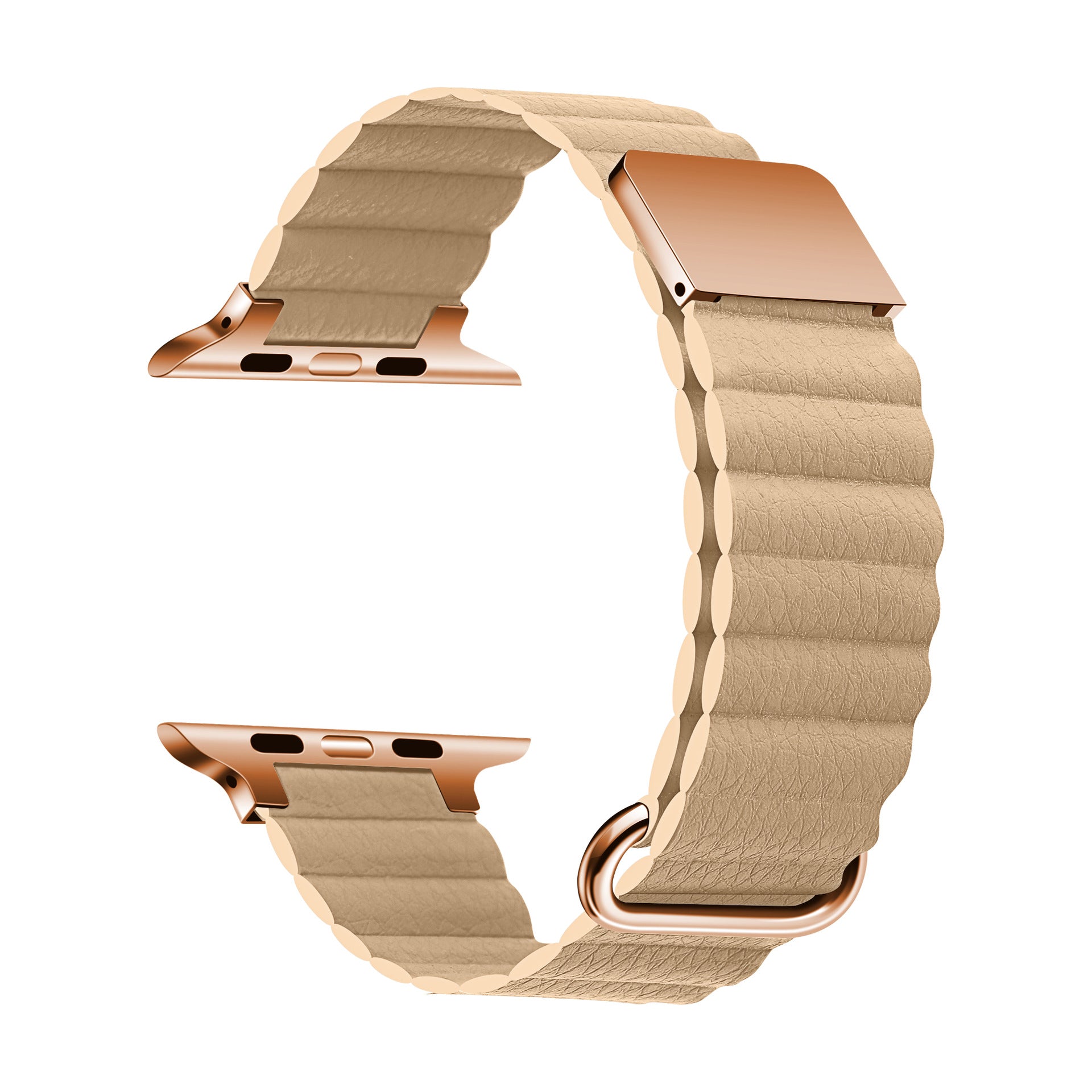 Litchi Texture PU Leather Magnetic Watch Band 6W6JWA133