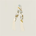 Tassel Silk Scarf - DippedShop Wholesale - #7827