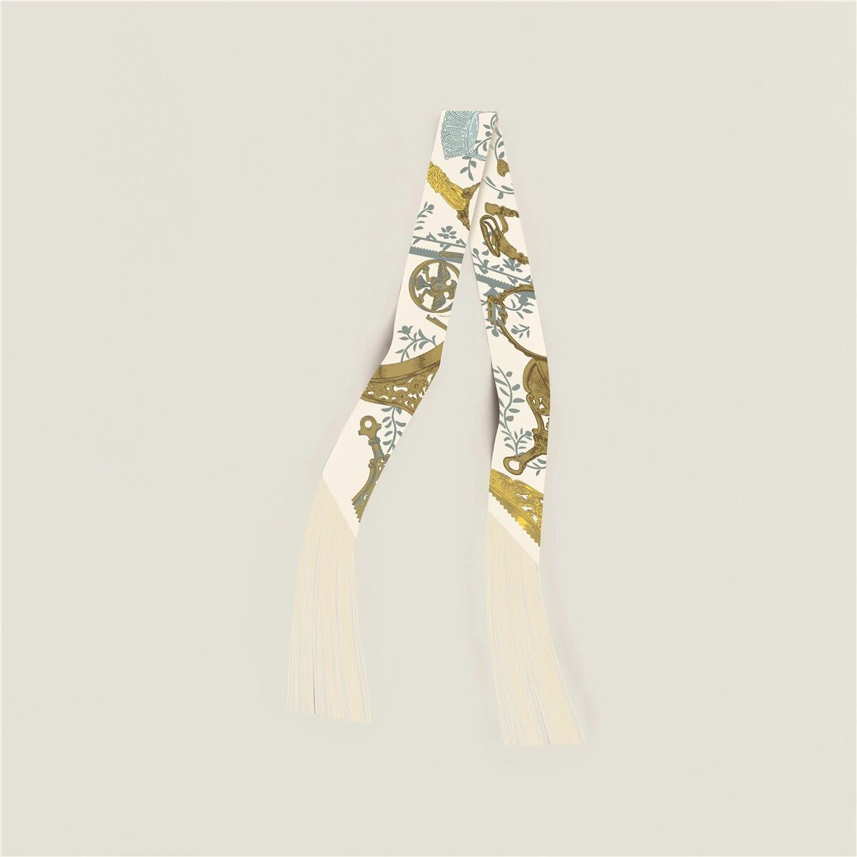 Tassel Silk Scarf - DippedShop Wholesale - #7827