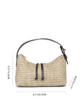Casual Solid Color Versatile Beach Handbag 8PU6BBG432T