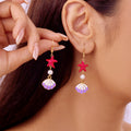 Shell Tassel Drop Earrings - DippedShop Wholesale - #8755