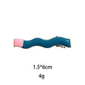 Sweet Color Block No Crease Hair Clip 6W6HCP1640