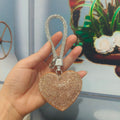 Rhinestone Heart Bag Charm - DippedShop Wholesale - #6771