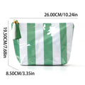 Stylish Striped Large Capacity Portable Cosmetic Bag MK2BLW6C5CO08