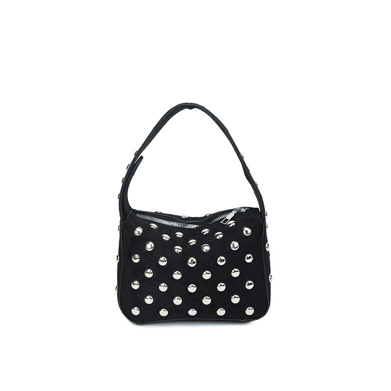 Punk Style Rivet Studded Underarm Shoulder Bag 6W10BBG2425