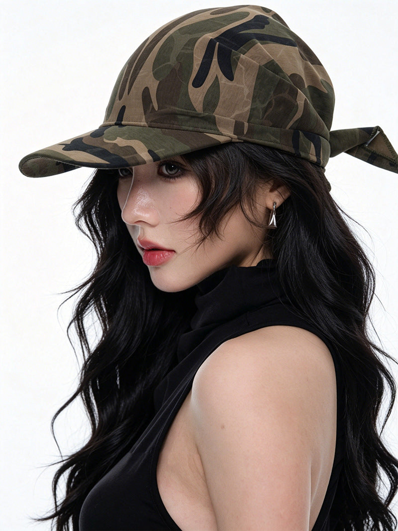 Vintage Camo Hip-hop Street Headscarf Baseball Cap 8BK6HAT192L