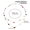 Retro Irregular Resin Bead Chain Waist Chain 8ZA6JBC82L