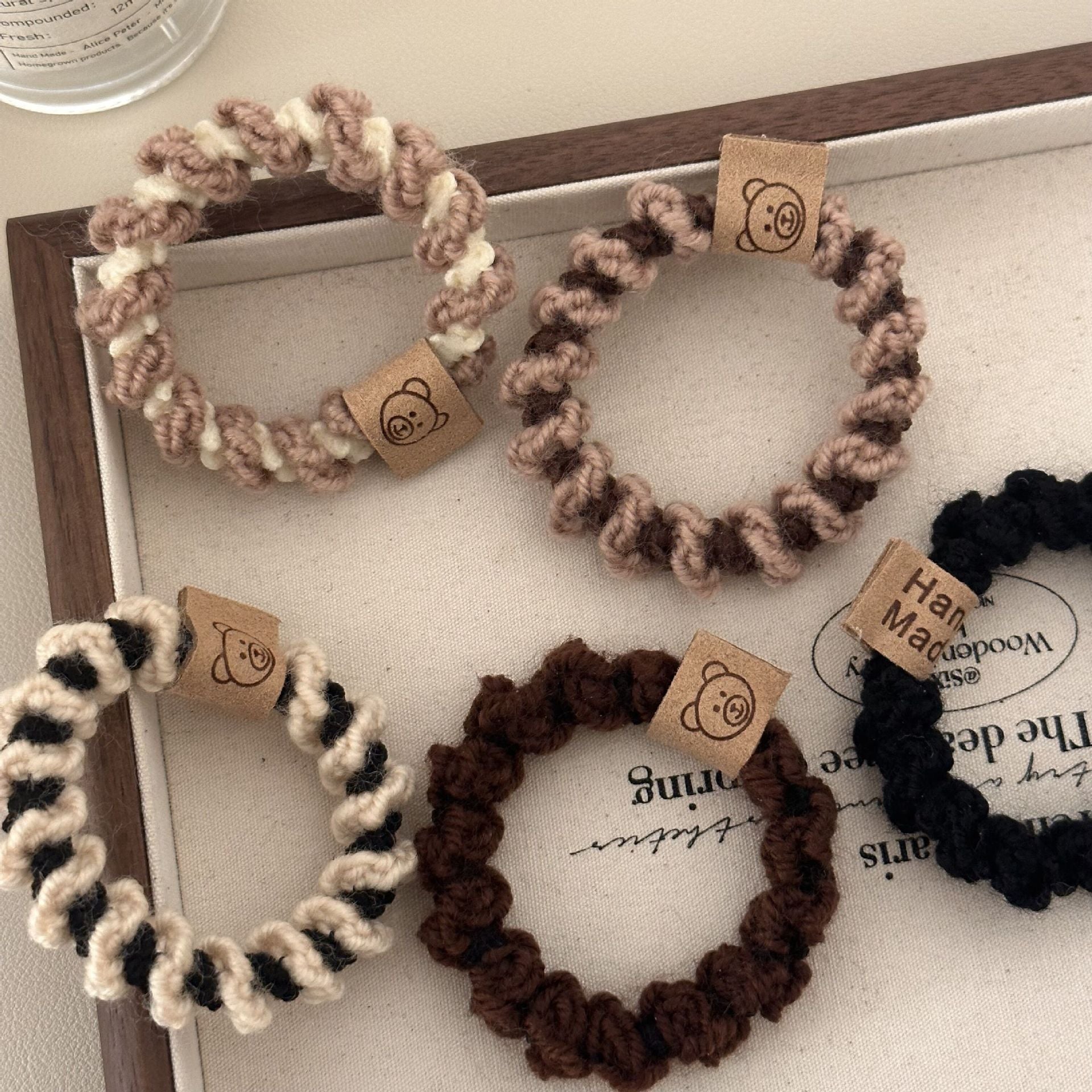 Woven Elastic Hair Tie - DippedShop Wholesale - #8611