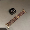 Vintage Leopard Pattern Magnetic Watch Band 6W6JWA108