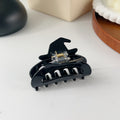 Halloween Black Witch Hat  Pumpkin Hair Claw 6W6HCP1313