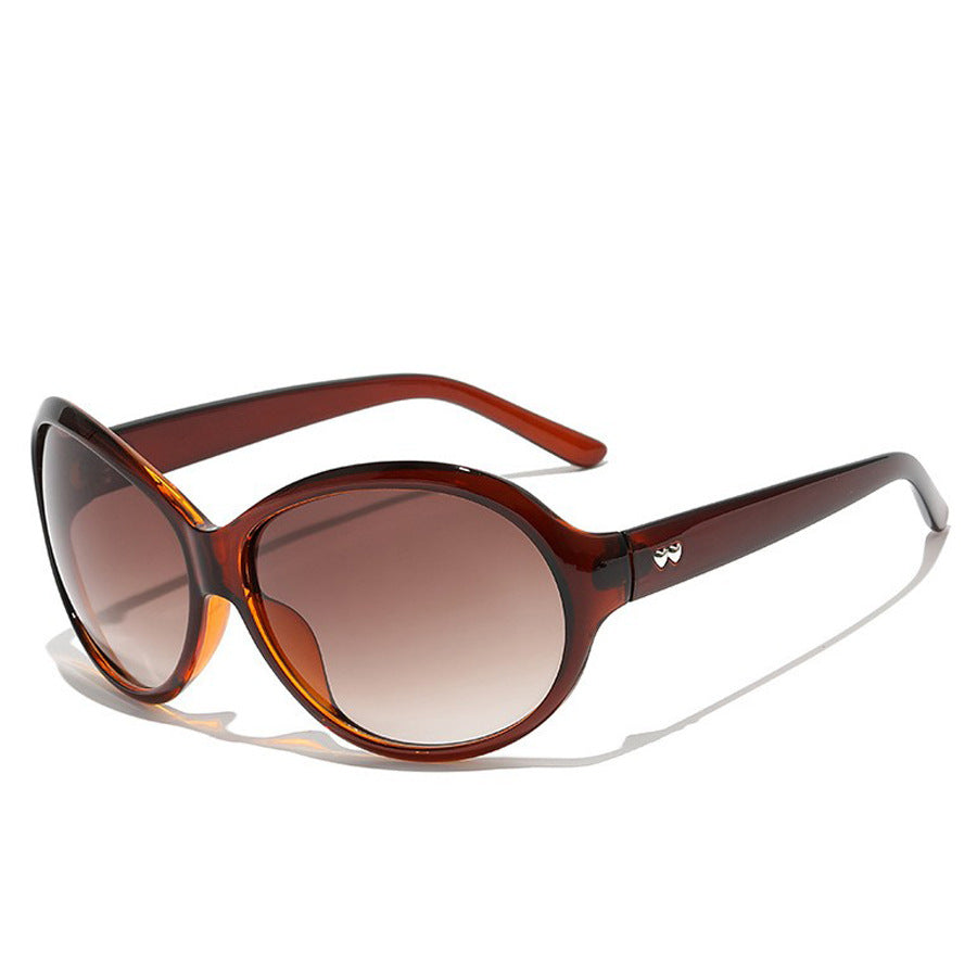 Retro Oversized Oval Frame Sunglasses MK2PPIM6W6GSG220