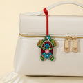Colorful Rhinestones Tortoise Pendant Keychain Bag Charm 6W10BBC782
