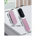 Mini Rhinestone Folding Hair Brush with Mirror 6C5CB163