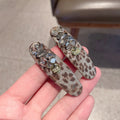 Vintage Leopard Rhinestone Hair Clip 6W6HPN107