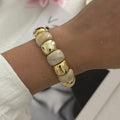 Dopamine Color Block Resin Beaded Stretch Bracelet 6W6JBR610
