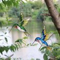 Hummingbird Painted Stained Glass Window Suncatcher 6H7HLS182