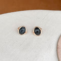 Chunky Gold Plated Acrylic Stud Earring 6W6JER560