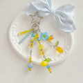 Stylish Beaded Chain Tassel Lemon Bag Charm 6W10BBC381