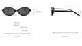 Trendy Polarized Oval Sunglasses - DippedShop Wholesale - #7555