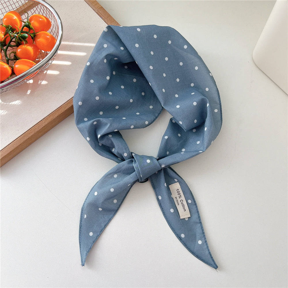Fashion Polka Dot Versatile Neckerchief Head Scarf MK2BW6W6NSI11