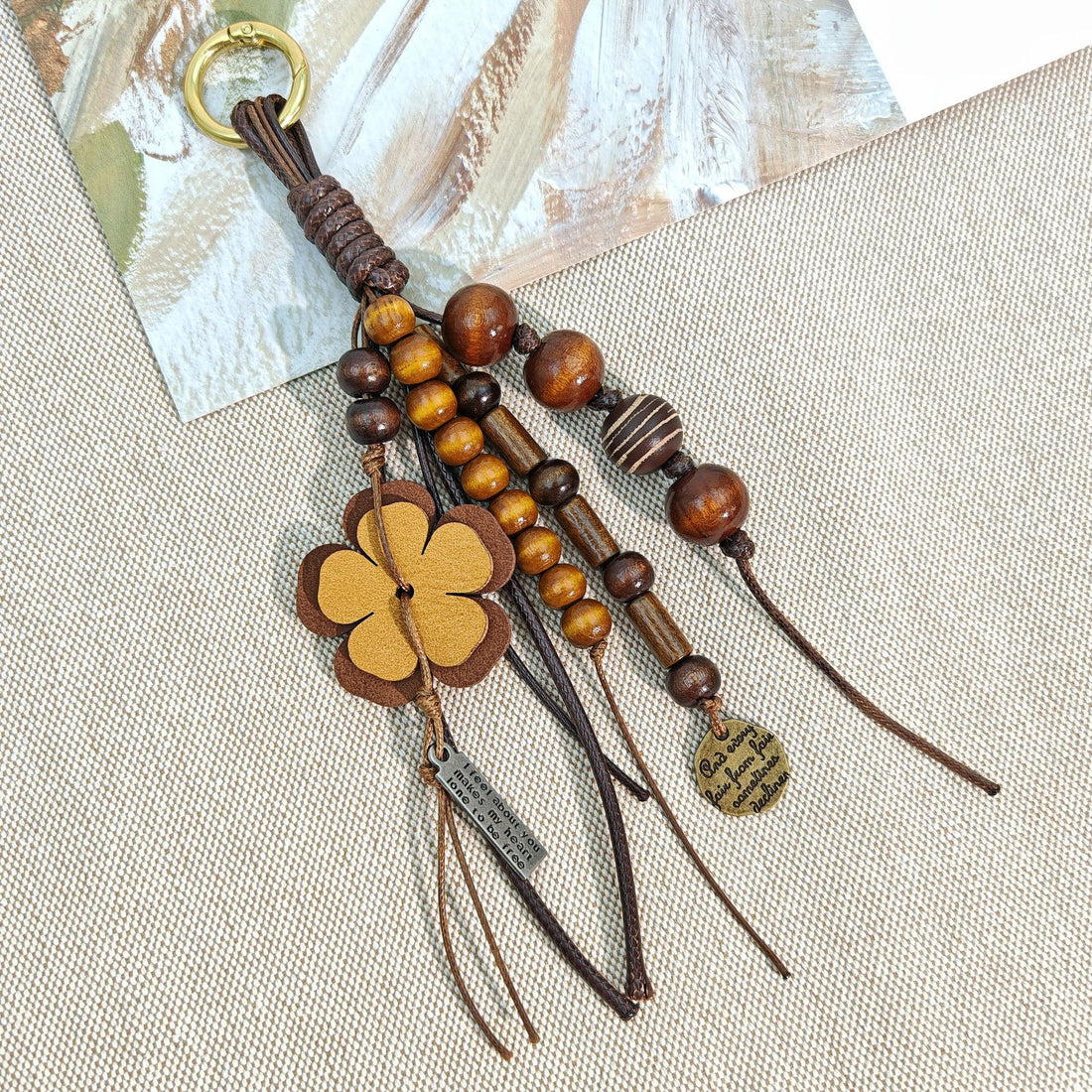 Vintage Beaded Tassel Charm - DippedShop Wholesale - #3523