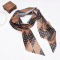 Cute Polka Dots Print Silk Scarf 6W6NSI198