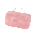 Simple Solid Color Mesh Hollow Makeup Bag MK2BW6S10BOB105