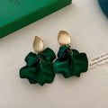 Vintage Cubic Zircon Geometric Stud Earrings 6W6JER819