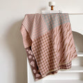 Reversible Houndstooth Shawl Scarf - DippedShop Wholesale - #9443