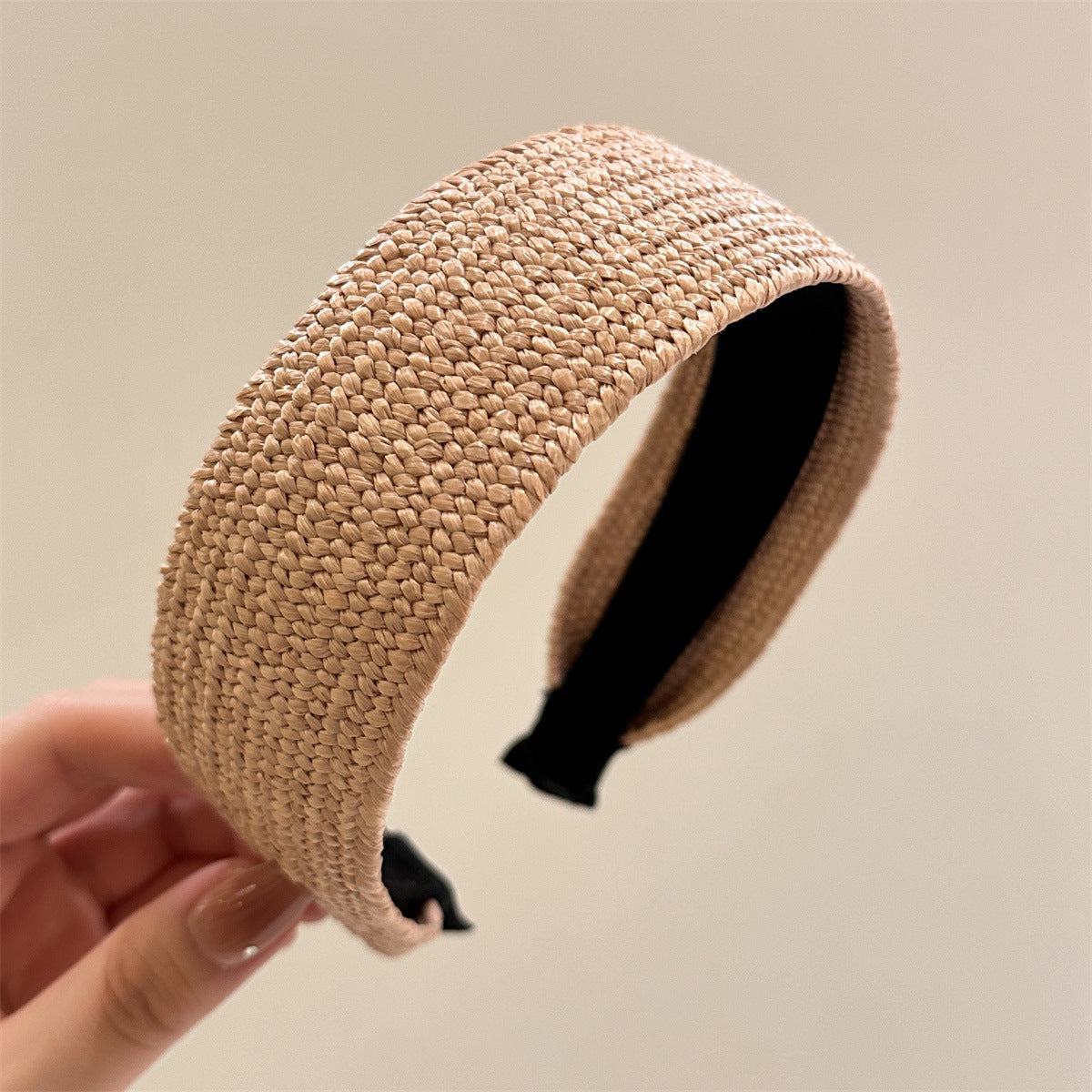 Woven Straw Beach Headband - DippedShop Wholesale - #9395