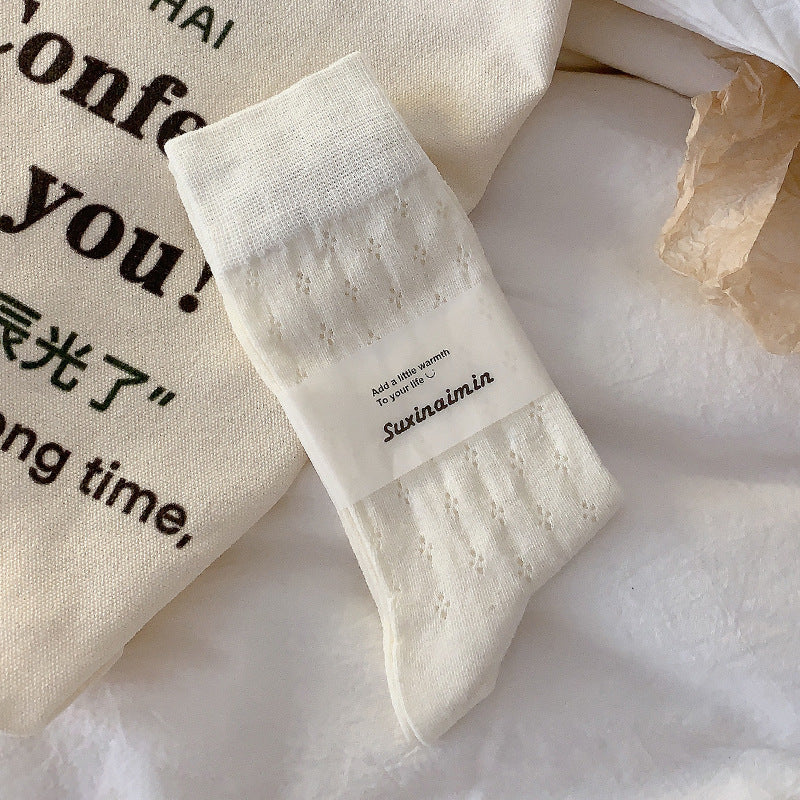 Solid Mesh Breathable Socks - DippedShop Wholesale - #4195