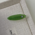 Plaid Heart Hair Clip - DippedShop Wholesale - #0067