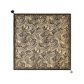 Retro Paisley Tassel Square Scarf MK2BK6W6HHS30