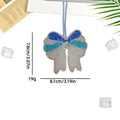 Cute Cartoon Rhinestones Horse Pendant Bag Charm 6W10BBC803