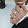 Irregular Pearl Multi-Layer Ring - DippedShop Wholesale - #9523