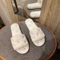 Plush Cherry Embroidered Slippers - DippedShop Wholesale - #3187