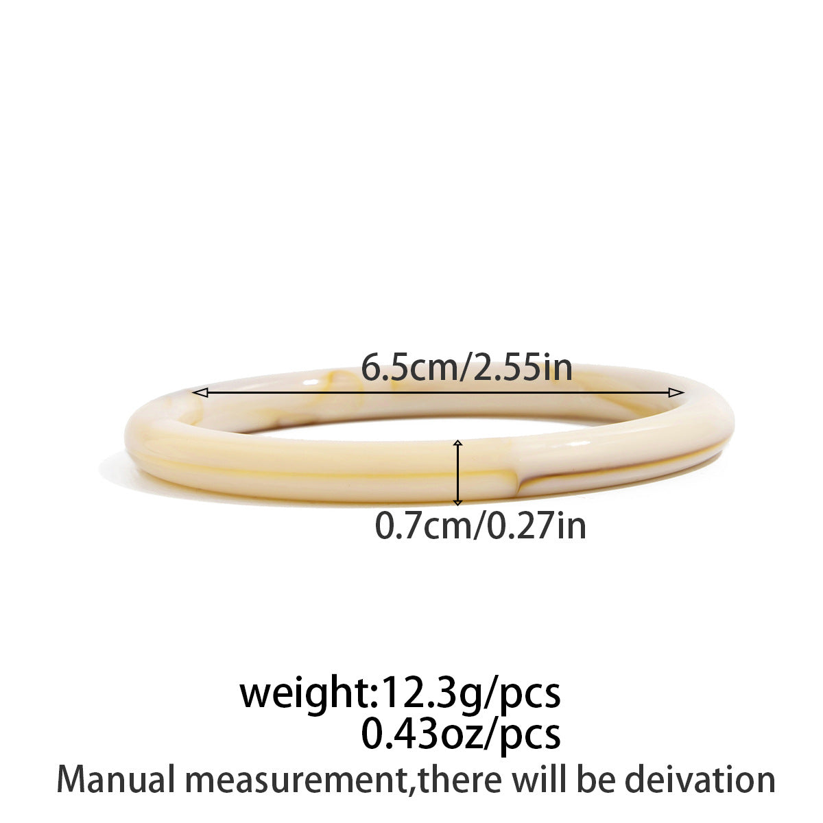 Vintage Cream Marble Bracelet - DippedShop Wholesale - #3107