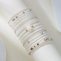 Cute Multi-Color Beaded Chain Stackable Bracelets 6W6JBR505