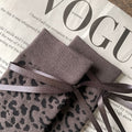 Leopard Bow Socks - DippedShop Wholesale - #5843