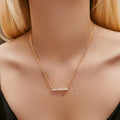 Cubic Zirconia Choker Necklace - DippedShop Wholesale - #8643