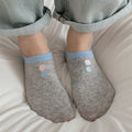 Color Block No Show Socks - DippedShop Wholesale - #3891