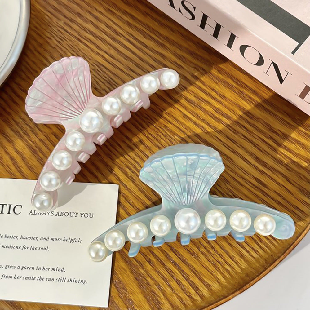 Cute Pearl Acetate Large Hair Clip DP25B937