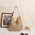 Straw Woven Shoulder Bag - DippedShop Wholesale - #3235