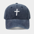 Solid Cross Embroidery Baseball Cap - DippedShop Wholesale - #3619